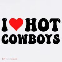 I Love Hot Cowboys Mousepad thumb 1