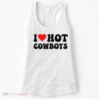 I Love Hot Cowboys Women's Tank Top thumb 0