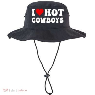 I Love Hot Cowboys Bucket Hat