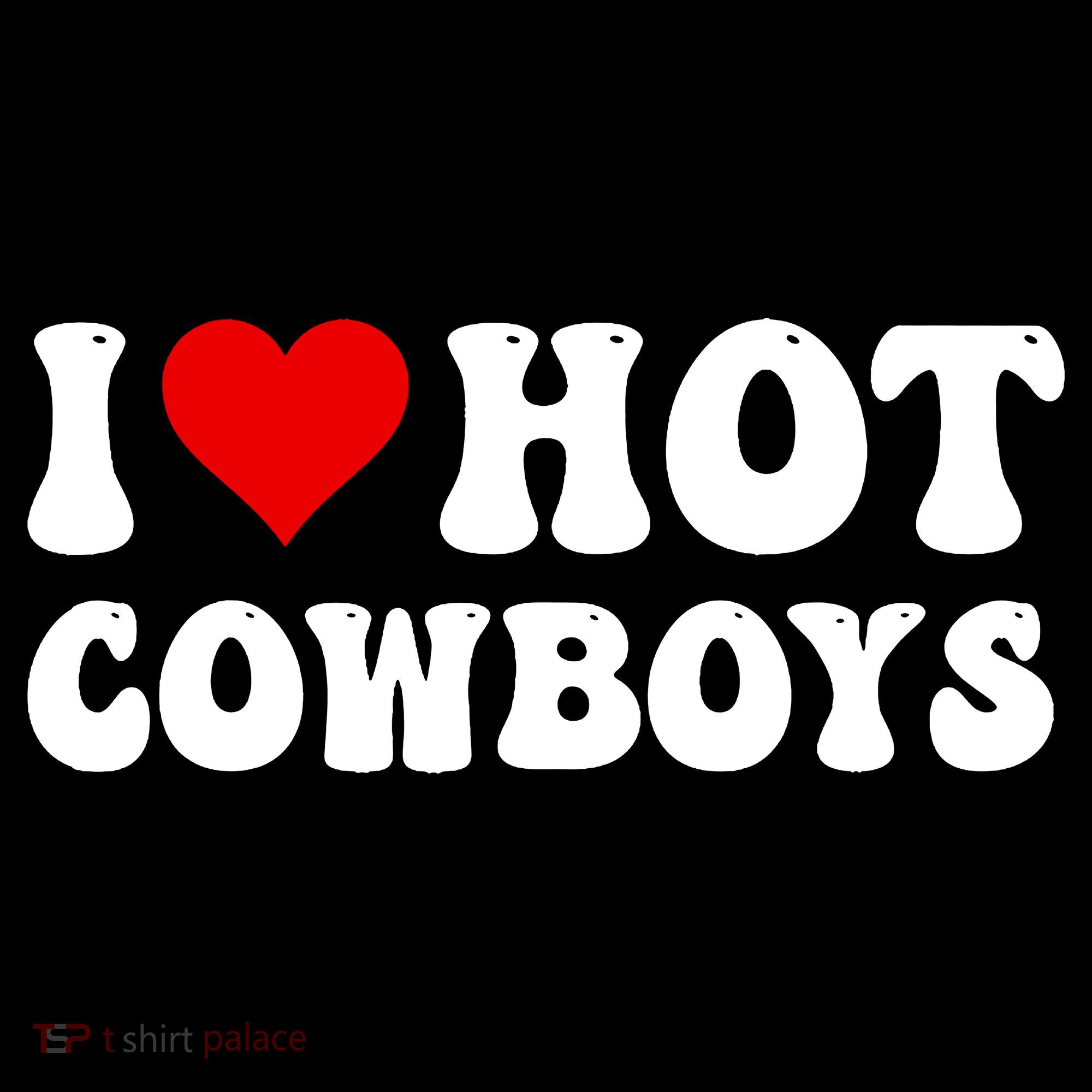 I Love Hot Cowboys Women's Hoodie
