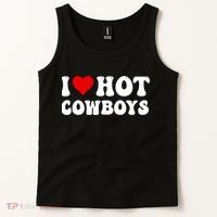 I Love Hot Cowboys Tank Top thumb 2