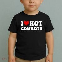 I Love Hot Cowboys Toddler T-Shirt thumb 2