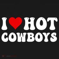 I Love Hot Cowboys Visor thumb 3