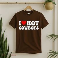 I Love Hot Cowboys T-Shirt thumb 2
