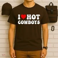 I Love Hot Cowboys T-Shirt thumb 6