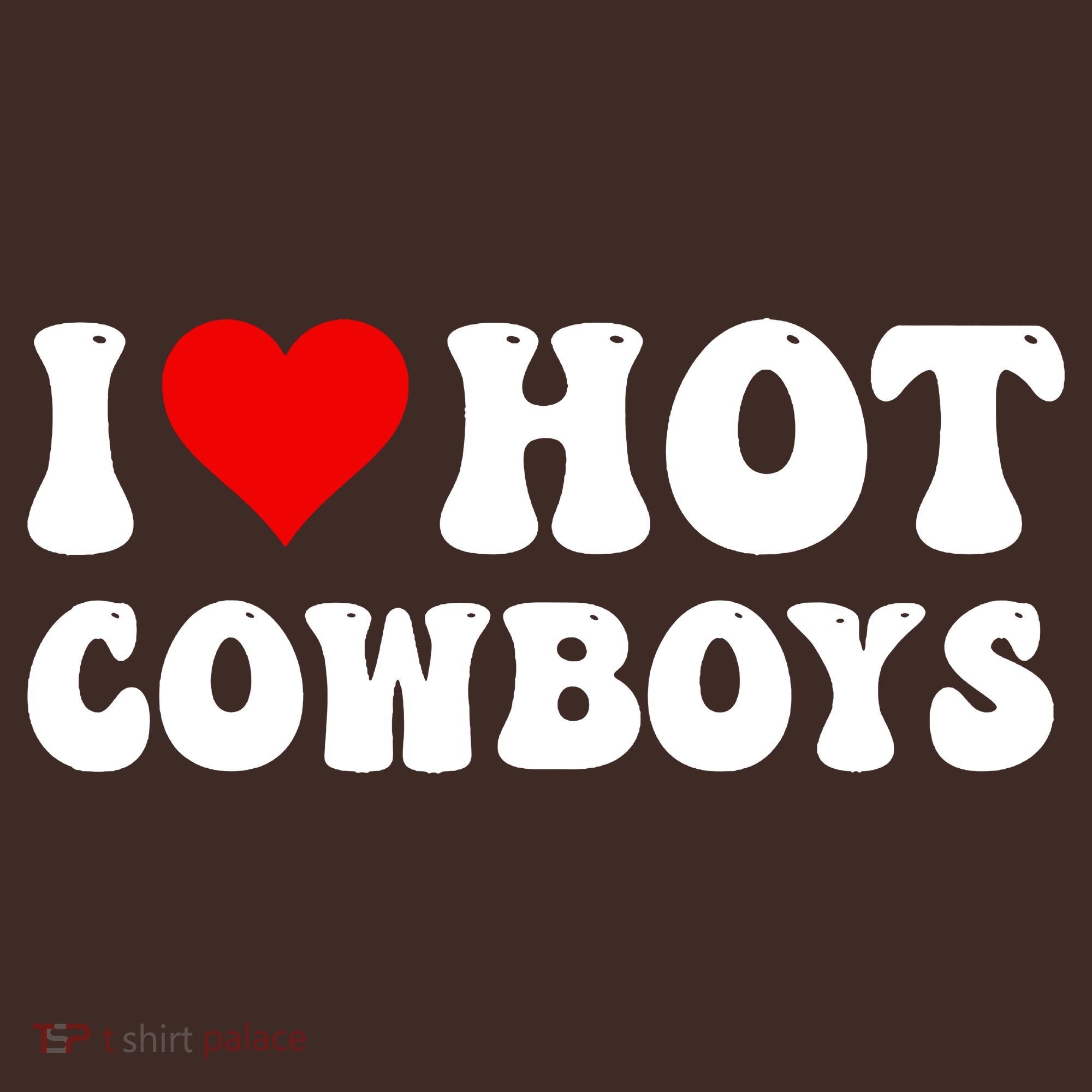 I Love Hot Cowboys Baby Bodysuit