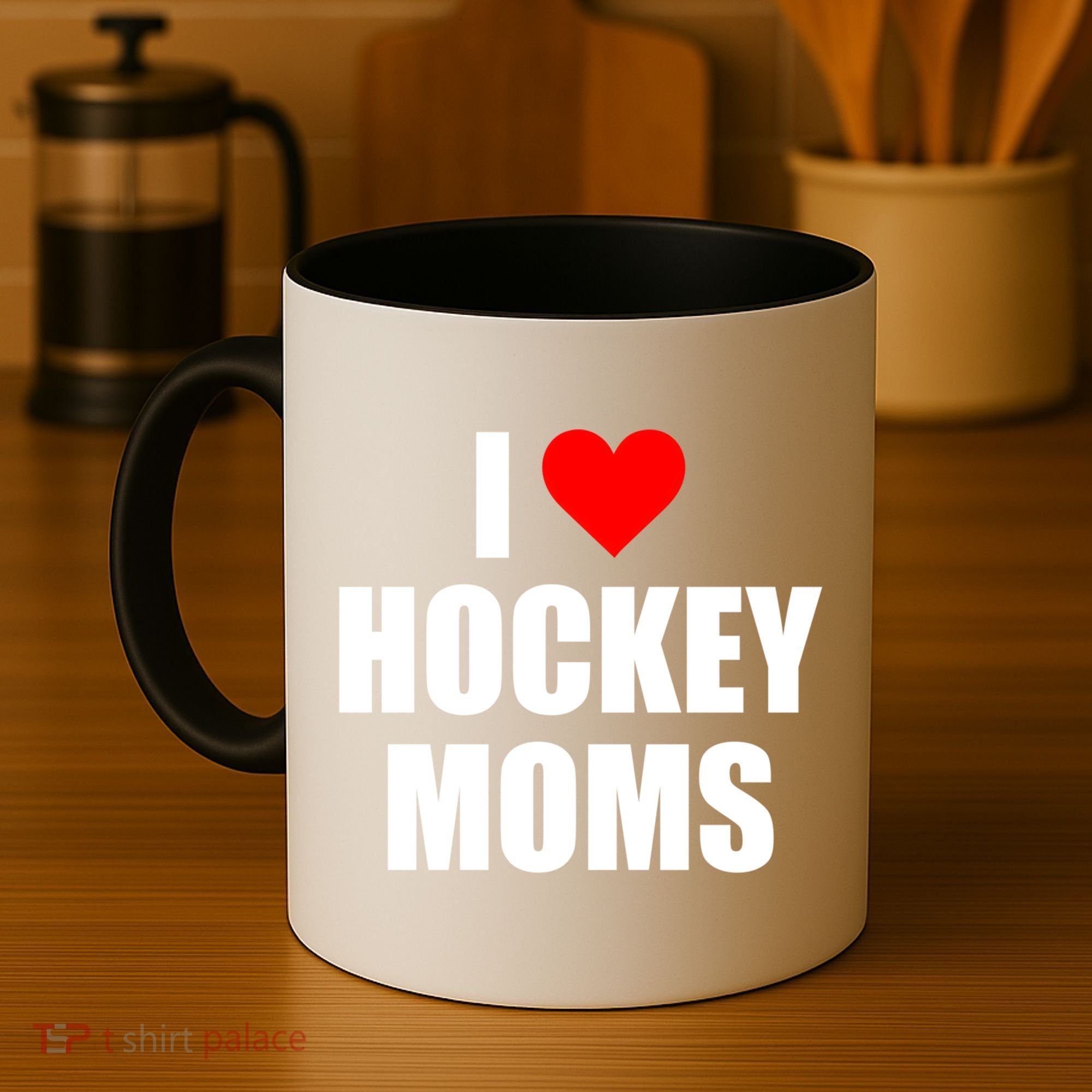 I Love Hockey Moms Cool Gift Coffee Mug