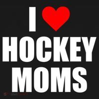 I Love Hockey Moms Cool Gift Women's Hoodie thumb 2