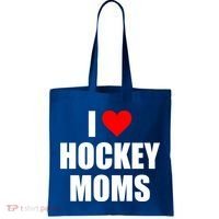 I Love Hockey Moms Cool Gift Tote Bag thumb 0
