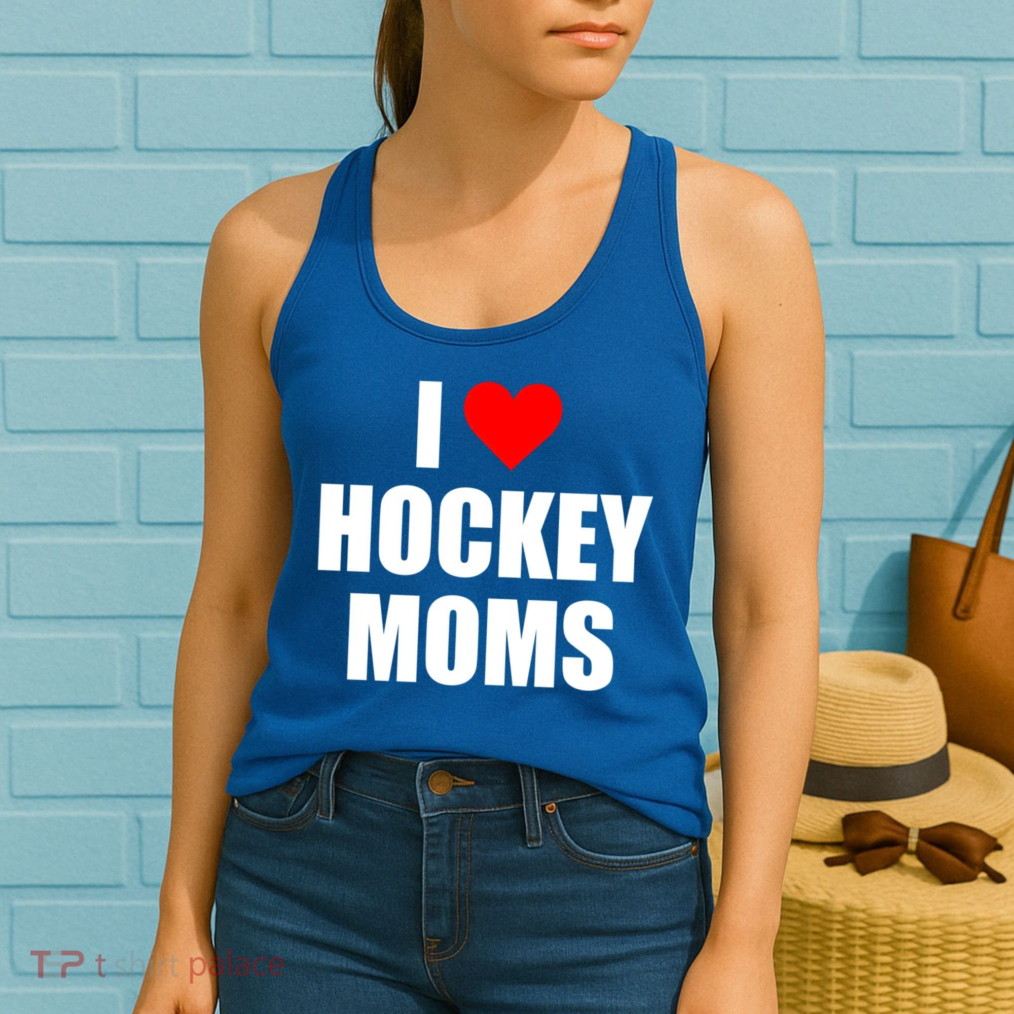 I Love Hockey Moms Cool Gift Women's Tank Top