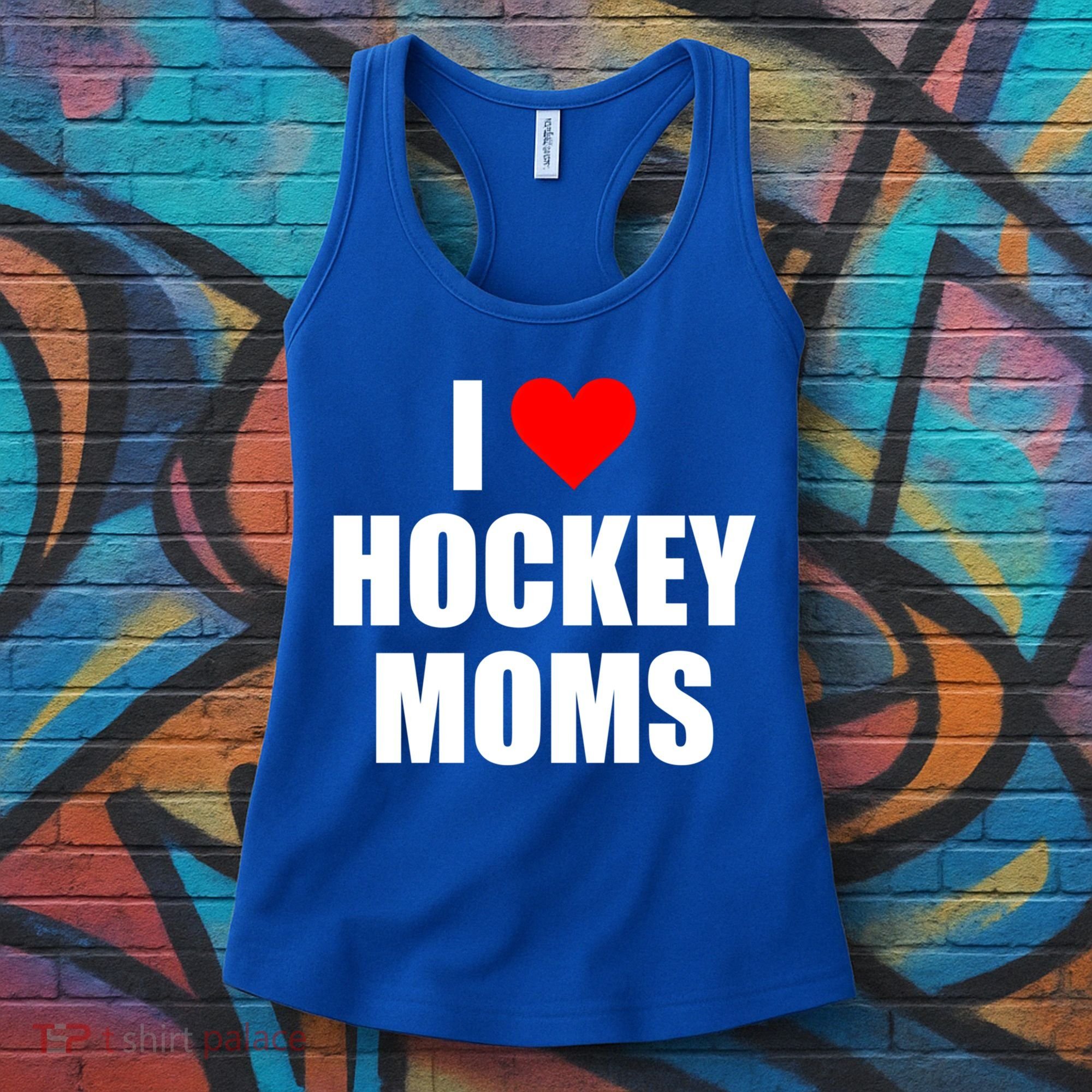 I Love Hockey Moms Cool Gift Women's Tank Top