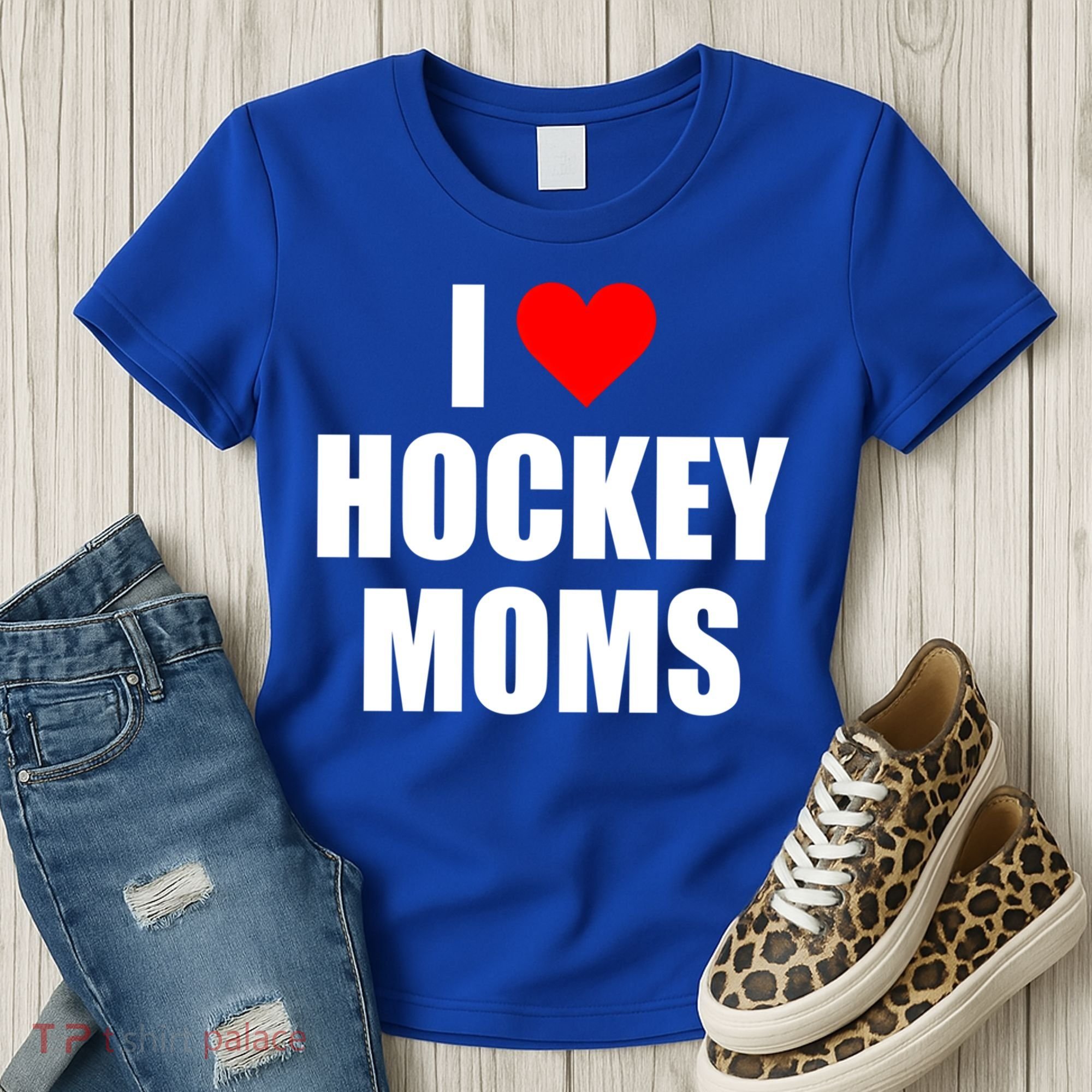 I Love Hockey Moms Cool Gift Women's T-Shirt
