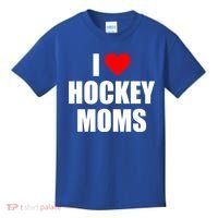 I Love Hockey Moms Cool Gift Kids T-Shirt thumb 0