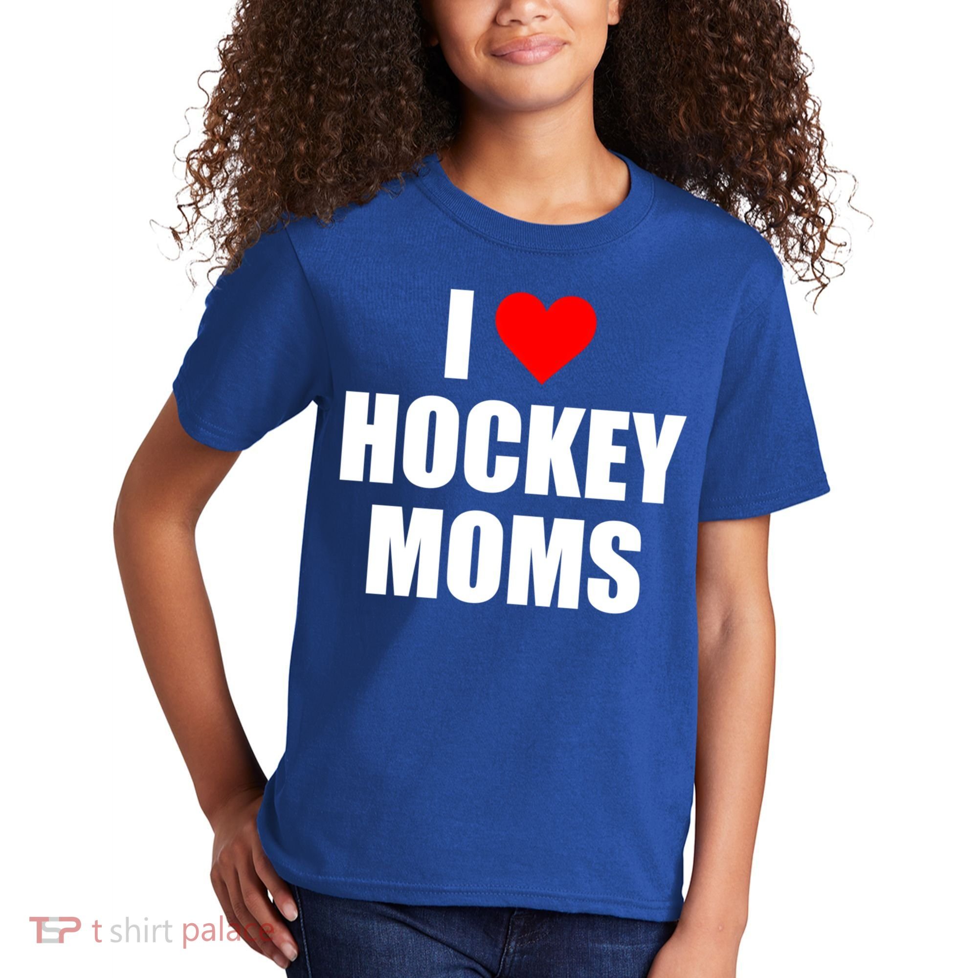 I Love Hockey Moms Cool Gift Kids T-Shirt