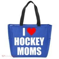 I Love Hockey Moms Cool Gift Tote Bag thumb 0