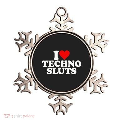 I Love Heart Techno Sluts Edm Music Ornament