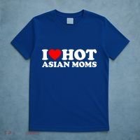 I Love Hot Asian Moms Meaningful Gift Heart Hot Moms I Love Hot Moms Cute Gift T-Shirt thumb 5