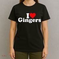 I LOVE HEART GINGERS REDHEADS RED HAIR T-Shirt thumb 4
