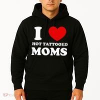 I Love Hot Tattooed Moms Hoodie thumb 2