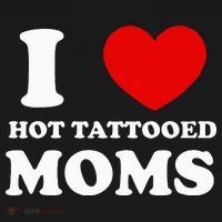 I Love Hot Tattooed Moms Women's Tank Top thumb 5