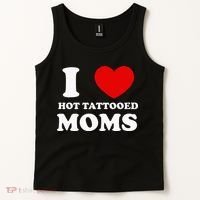 I Love Hot Tattooed Moms Tank Top thumb 2