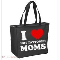 I Love Hot Tattooed Moms Tote Bag thumb 2