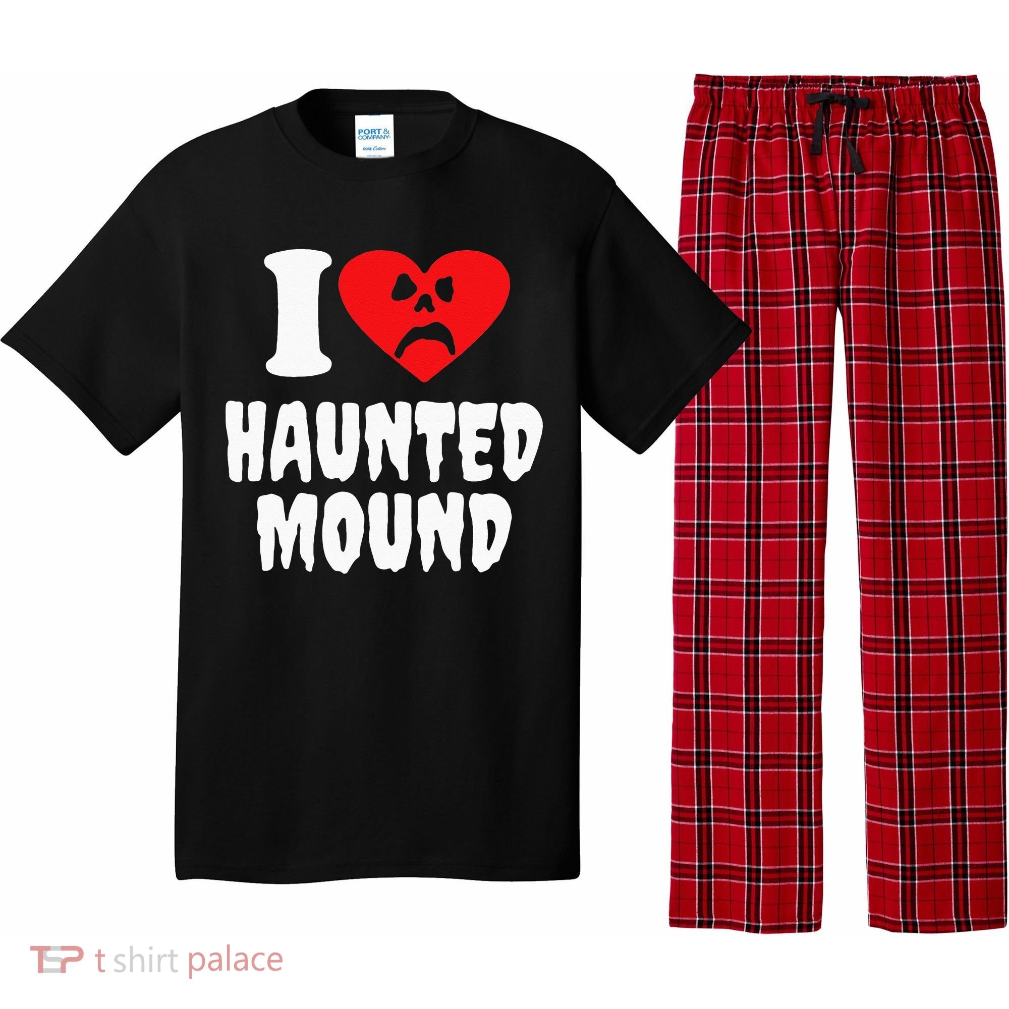 I Love Haunted Mound Pajama Set