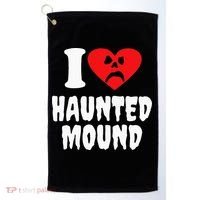I Love Haunted Mound Golf Towel thumb 0