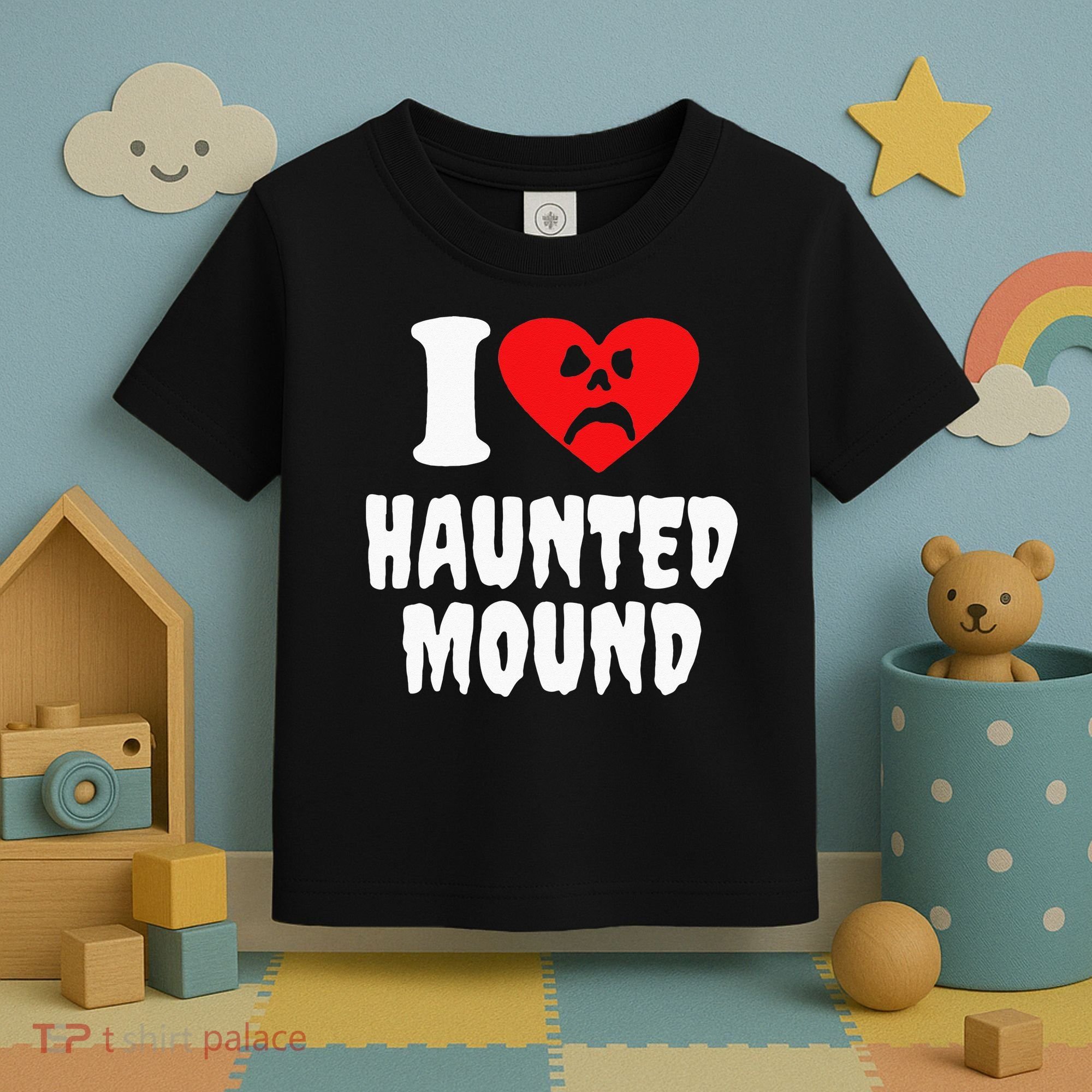 I Love Haunted Mound Toddler T-Shirt
