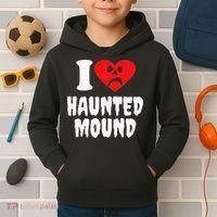I Love Haunted Mound Kids Hoodie thumb 2