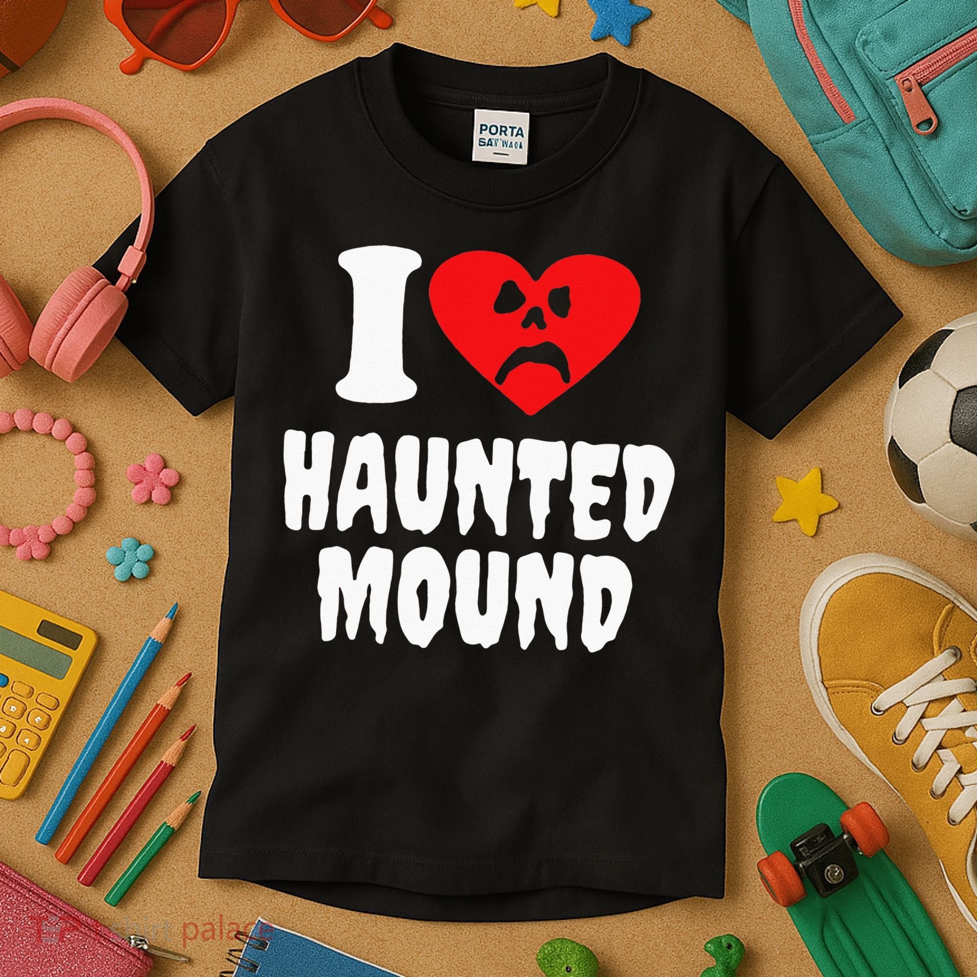 I Love Haunted Mound Kids T-Shirt