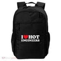 I Love Hot Engineers Funny Math Science Construct Invent Job Backpack thumb 0