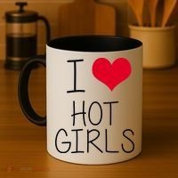 I Love Hot Girls Coffee Mug thumb 4
