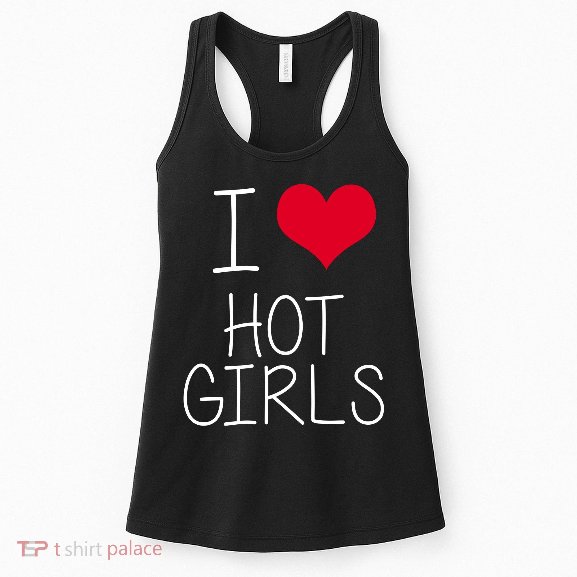 I Love Hot Girls Women's Tank Top