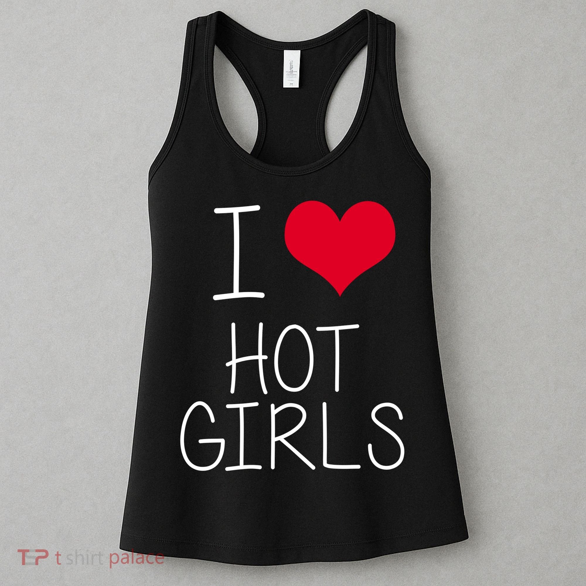 I Love Hot Girls Women's Tank Top