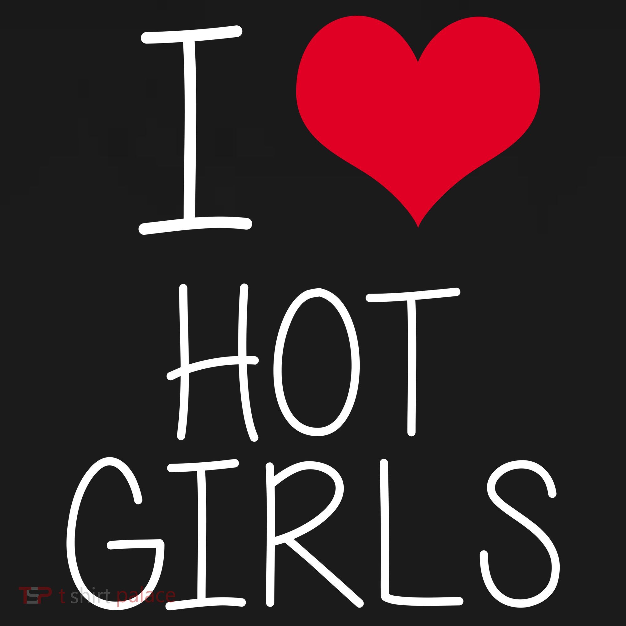 I Love Hot Girls Women's Tank Top