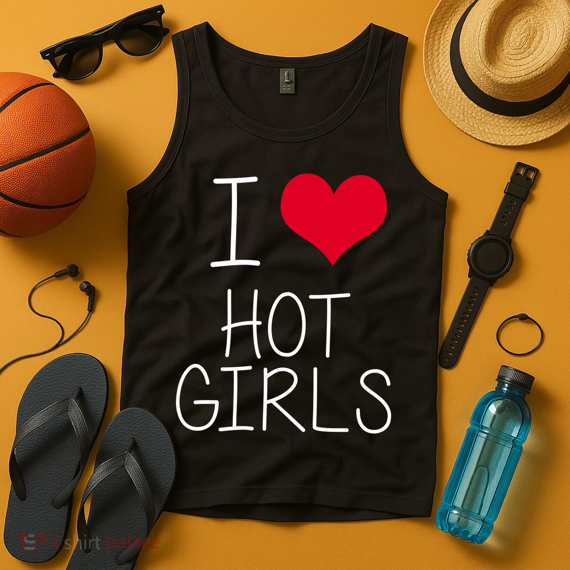 I Love Hot Girls Tank Top