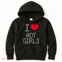 I Love Hot Girls Kids Hoodie thumb 0