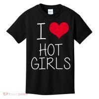 I Love Hot Girls Kids T-Shirt thumb 0