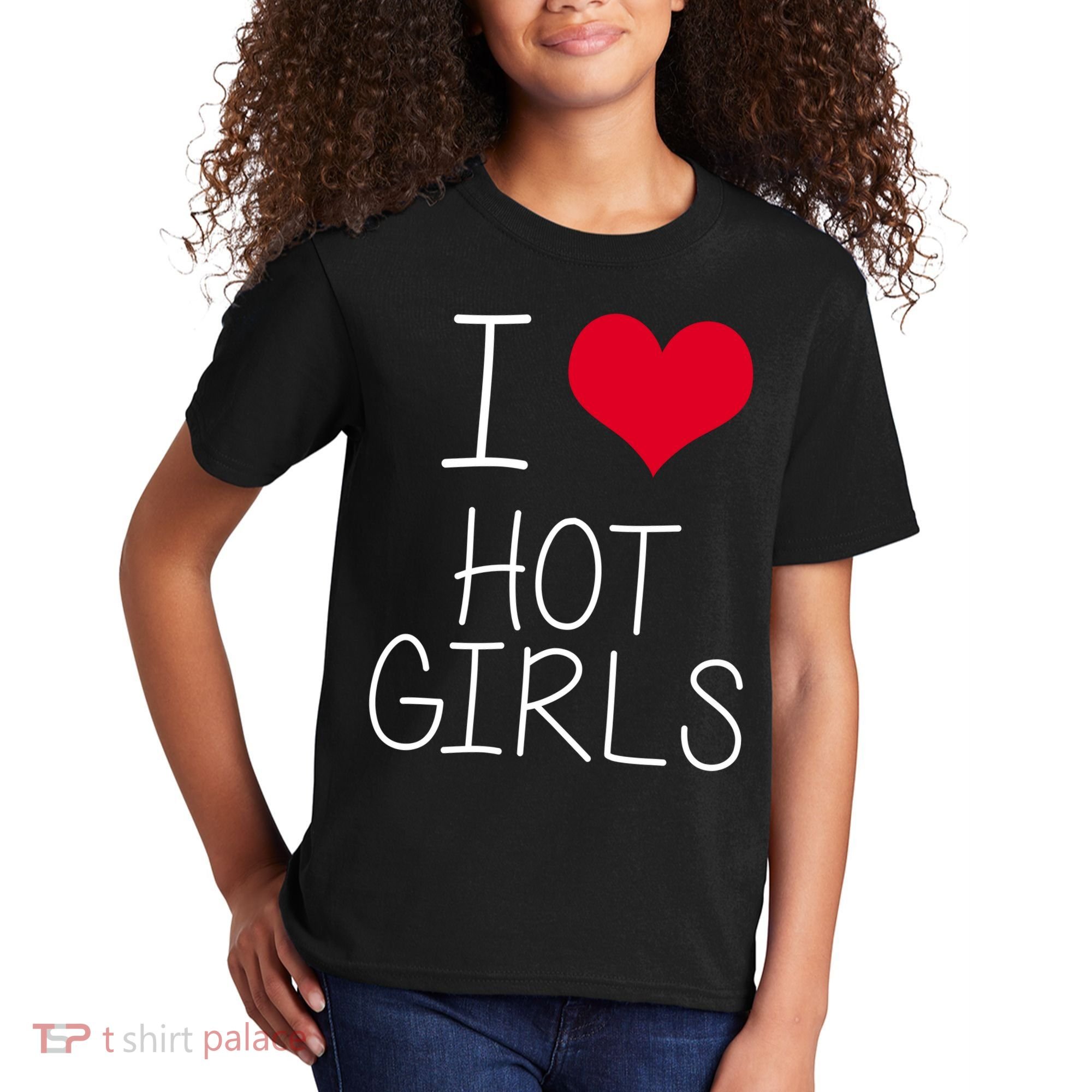 I Love Hot Girls Kids T-Shirt