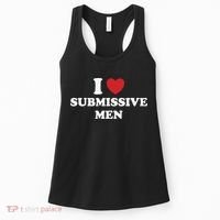 I Love Heart Submissive Women's Tank Top thumb 0