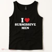 I Love Heart Submissive Tank Top thumb 2