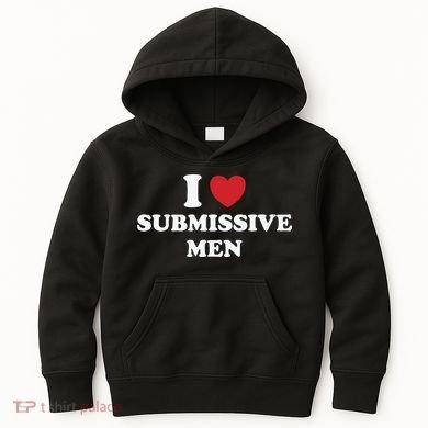 I Love Heart Submissive Kids Hoodie