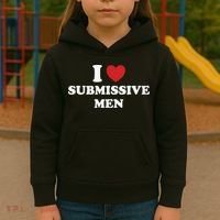 I Love Heart Submissive Kids Hoodie thumb 3