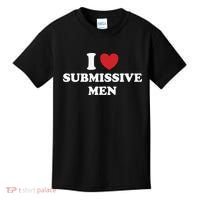 I Love Heart Submissive Kids T-Shirt thumb 0