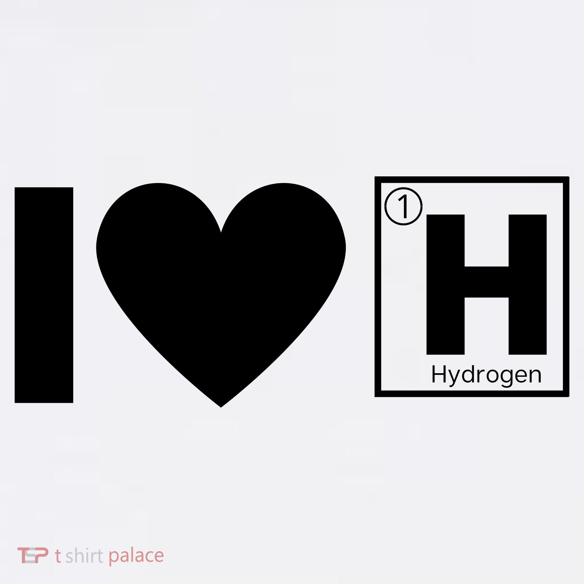 I Love Hydrogen Vehicles Fuel Cells H Symbol Periodic Table FCEVs Women's Tank Top