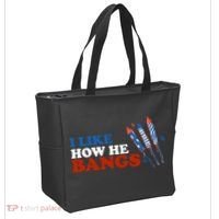 I Like How He Bangs Firework Celebration Funny 4th Of July Tote Bag thumb 2