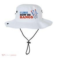 I Like How He Bangs Firework Celebration Funny 4th Of July Bucket Hat thumb 0