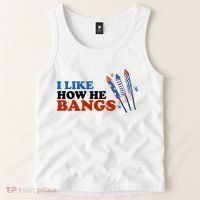 I Like How He Bangs Firework Celebration Funny 4th Of July Tank Top thumb 2