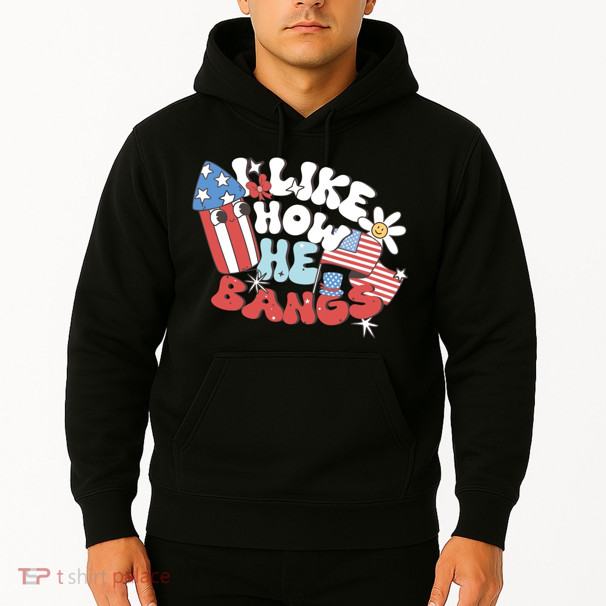 I Like How He Bangs I Like How She Explodes Couple 4th July Hoodie